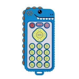 Силіконовий прорізувач пульт "Динозавр" MGZ-0426(Blue)
