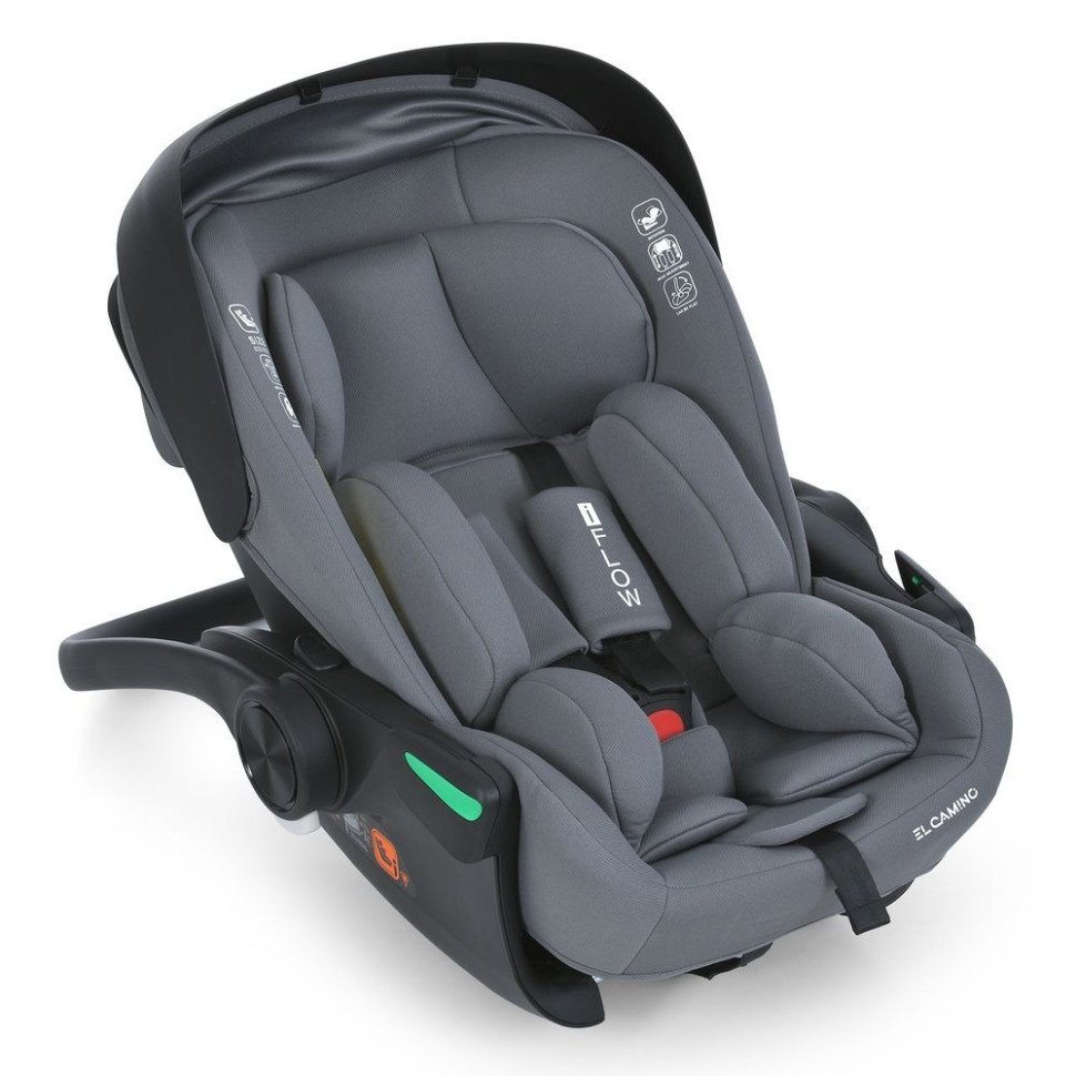 Автокрісло дитяче i-FLOW ME 1198 Gray - Зображення 6