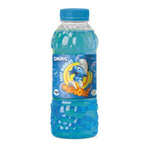 Мильні бульбашки "Mega Bubbles з тарілкою The Smurfs" 200637 об'єм 450 мл