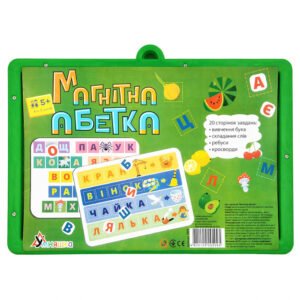 Гра з дошкою "Магнітний алфавіт" 2095-UM(Green) комплект магнітних літер