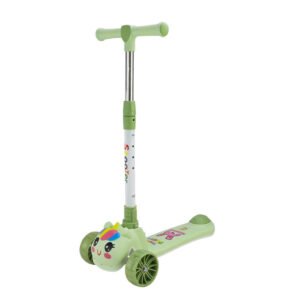 Дитячий самокат триколісний SC2619(Green) колеса PU, з музикою та світлом
