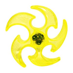 Літаючий бумеранг SB2306(Yellow) гума, зі світлом, 15 см, у пакеті