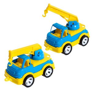 Дитяча іграшка кран "Mini Matik" 002/5BMS(Blue) рухлива стріла крана, 13,5 см