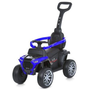 Каталка-толокар M 4802EL-4, 2 в 1 (батьківська ручка), муз, світло, EVA, USB
