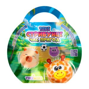 Іграшка-сюрприз Тікі-стрибунці. Час пригод Tiki Wiki BB2026-1 пухнаста поверхня