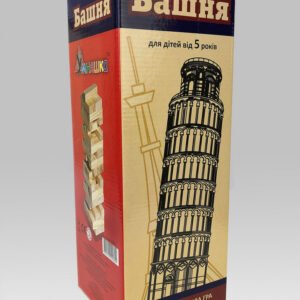 Настільна гра Дженга "Вежа" 20060, 44 бруска