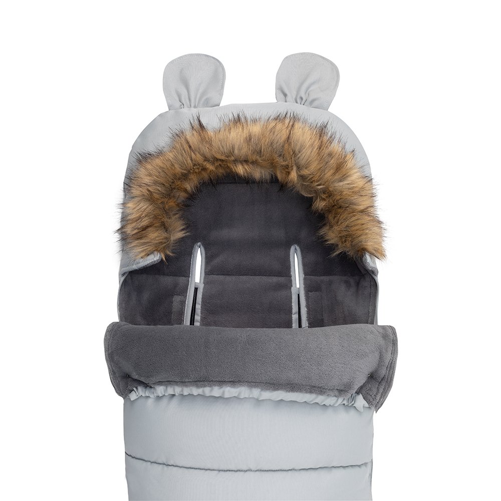 Зимовий конверт MoMi Sleeping bag gray - Зображення 2