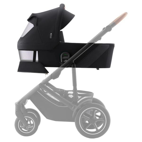 Люлька для коляски Britax-Romer Smile 5Z чорний із коричневою ручкою (2000037995) - Зображення 3