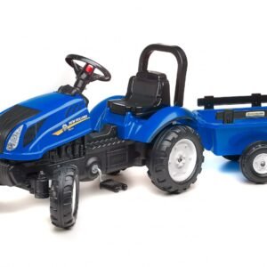 Дитячий трактор на педалях з причепом Falk 3080AB NEW HOLLAND (колір-синій)