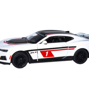 Дитяча модель машинки Chevrolet Camaro ZL1 2017 Kinsmart KT5399FW інерційна, 1:38 White