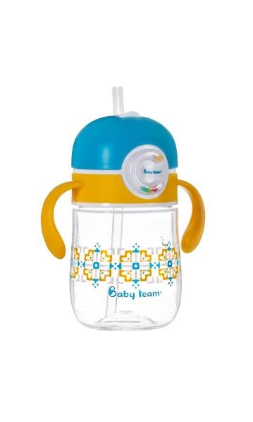 Поїльник Baby Team Tritan з силіконовою трубочкою 300 мл (5040) - Зображення 2
