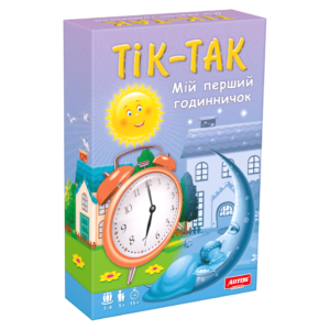Дитяча розвиваюча гра "Тік-Так" 0819 перший годинник