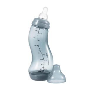 Антиколікова пляшечка Difrax S-bottle Natural Trend із силіконовою соскою 250 мл сірий (706T Stone)
