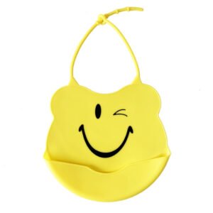 Дитячий слинявчик Міні MGZ-0604(Yellow) силіконовий
