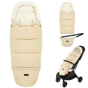 Зимовий конверт MoMi Sleeping bag 2в1 beige