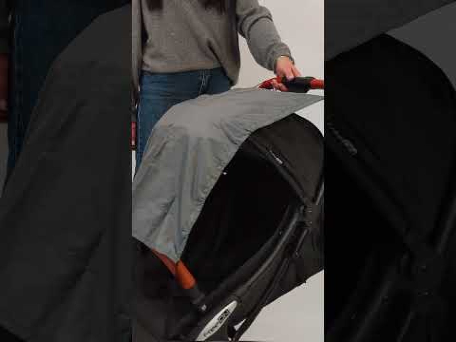 Сонцезахисний навіс для коляски FreeON, black - Зображення 2