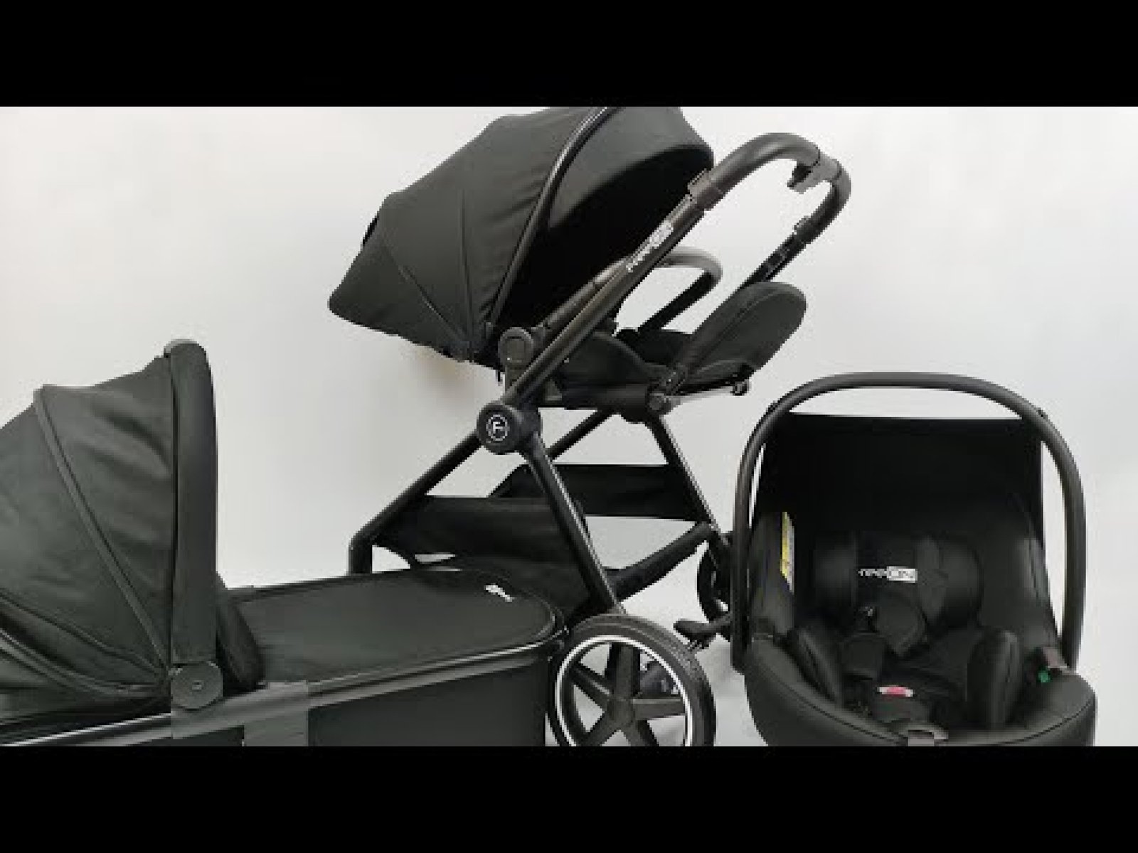 Коляска для дитини універсальна 3 в 1 FreeON Zack, black - Зображення 11