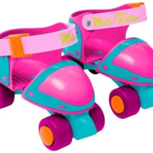Дитячі розсувні роликові ковзани-квади My First Skates з захистом , колір рожевий (розмір 25-32), Molto (21216)