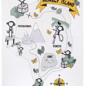 Килимок 90x130cm Monkey island, Jollein (45522)