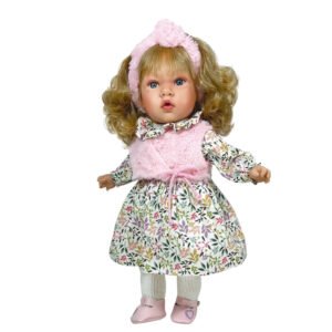 Лялька Сюзетт, серія Blossom, з рожевою пов'язкою, 45см, Nines d`Onil (65201)