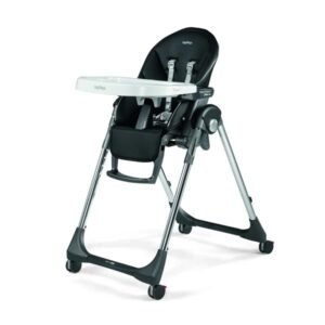 Стільчик для годування Peg-Perego Prima Pappa Follow Me чорний хайтек (IH01000000BL01)