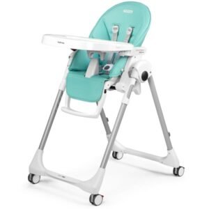 Стільчик для годування Peg-Perego Prima Pappa Follow Me бірюзовий (IH01000000BL91)