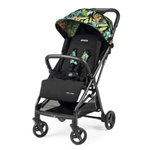 Дитяча коляска Peg-Perego Selfie чорний з тропічним малюнком (IP22000000JL24RO01)