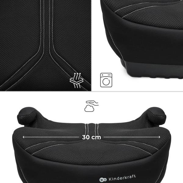 Автокрісло-бустер Kinderkraft i-Boost 2 Pro Black (KCIBOO02BLKPR00) - Зображення 3