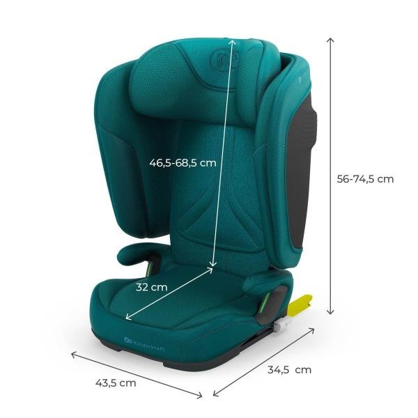 Автокрісло Kinderkraft Unity 2 i-Size зелений (KCUNIT02GRE0000) - Зображення 9