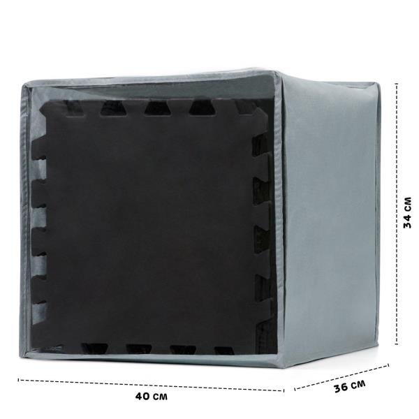 Розвивальний килимок-пазл Kinderkraft Luno Black 30 ел. (KKMLUNOBLK0000) - Зображення 6