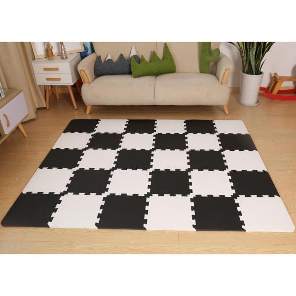 Розвивальний килимок-пазл Kinderkraft Luno Black 30 ел. (KKMLUNOBLK0000) - Зображення 15