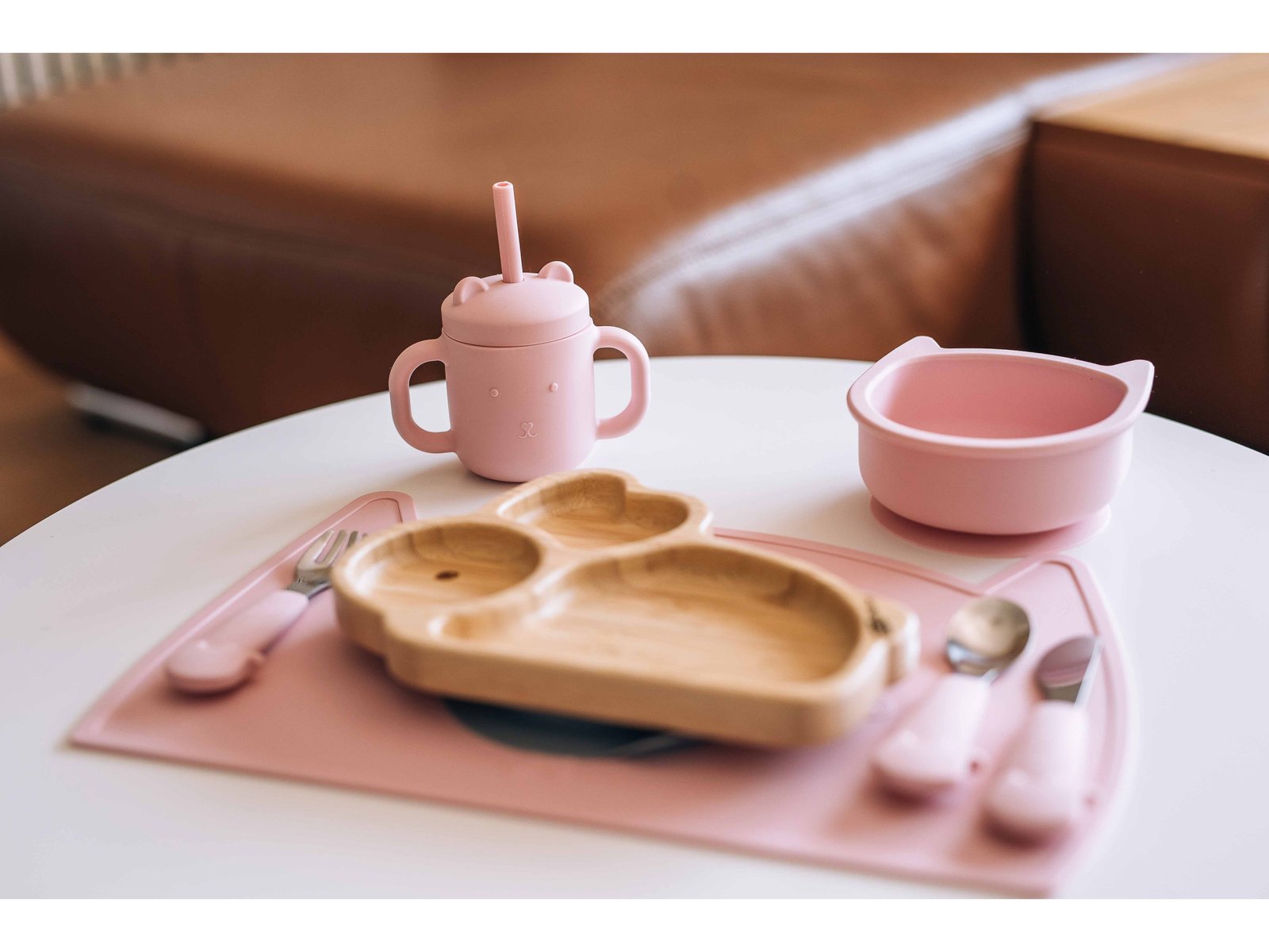 Силіконова миска дитяча FreeOn Kitty, pink - Зображення 4