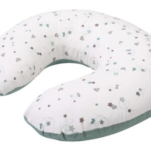 Подушка Bubaba by FreeON GREEN STARS 70х60 см, white - green