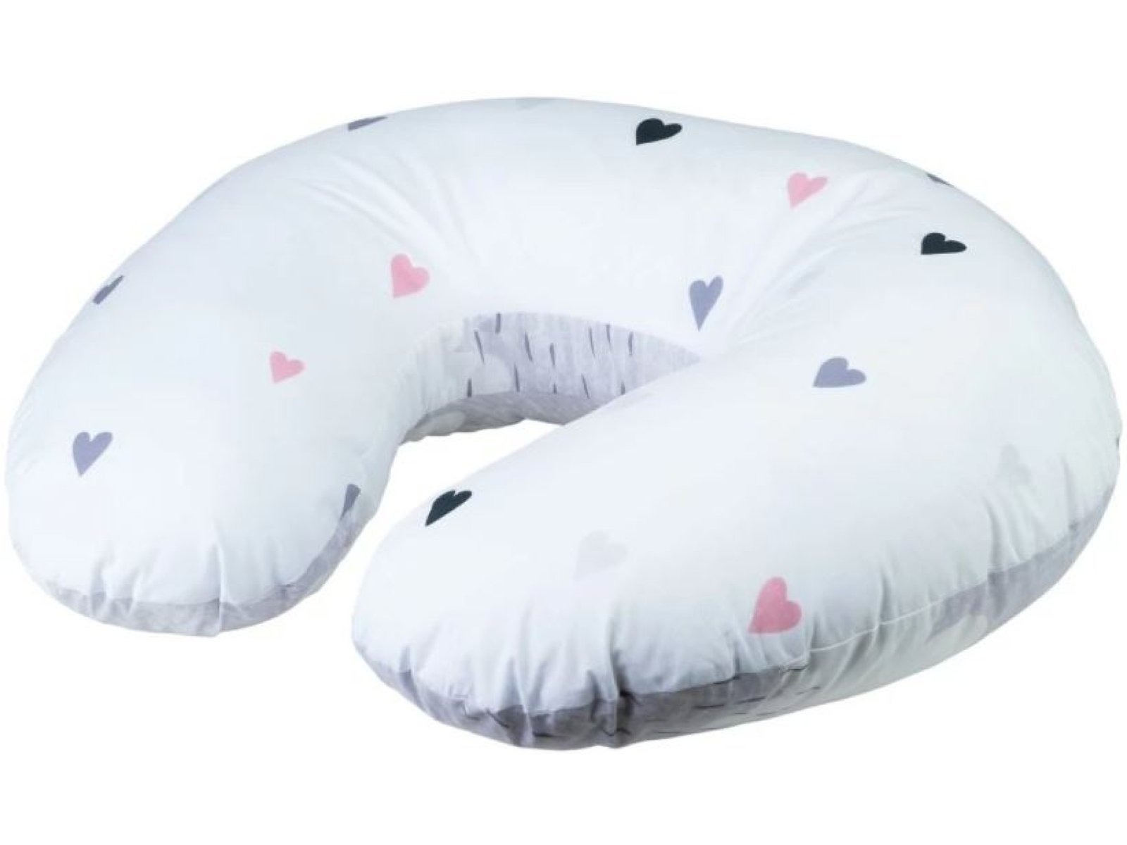 Подушка Bubaba by FreeON Hearts and Clouds 70х60 см, grey - Зображення 2