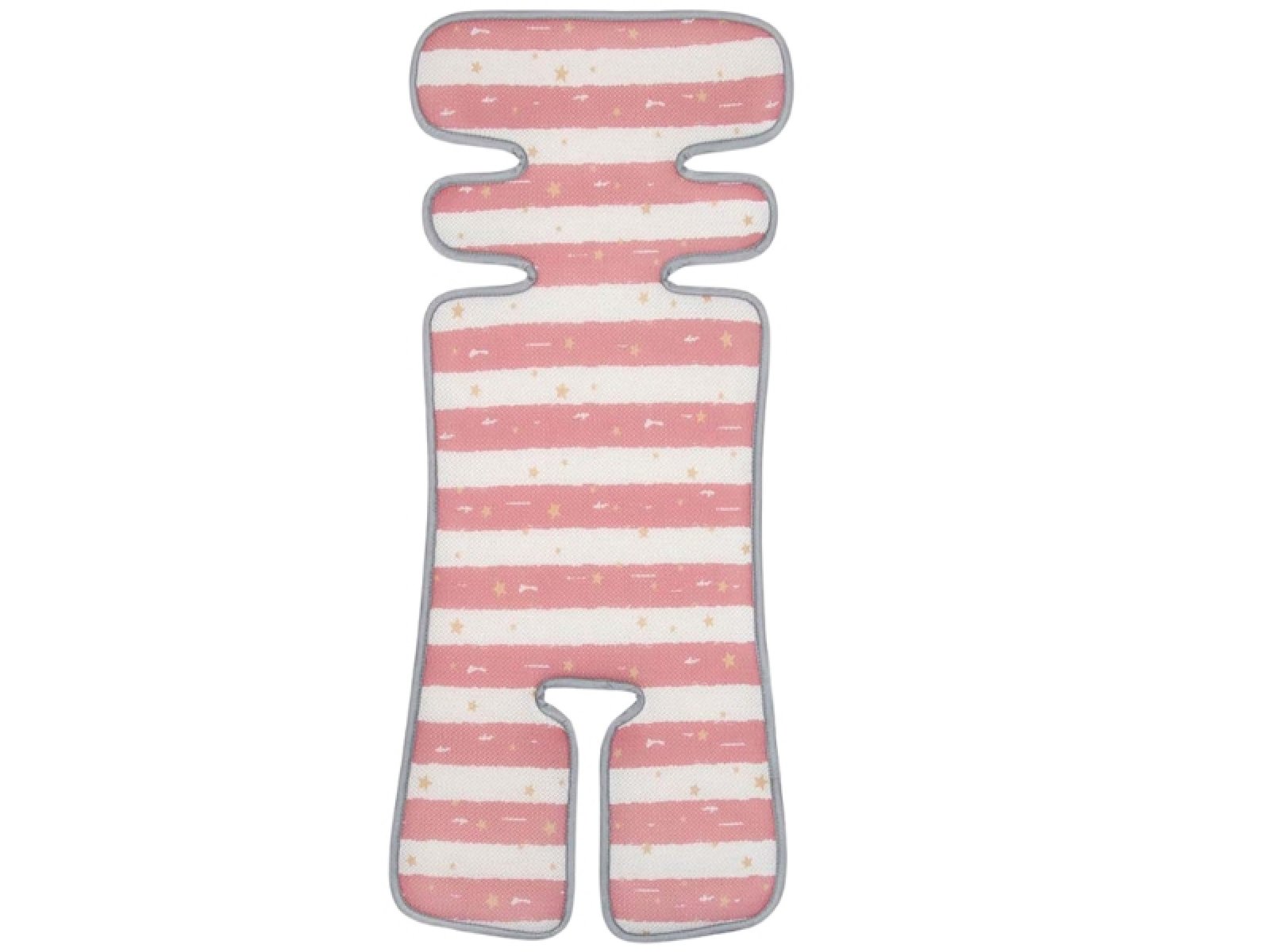 Підкладка для коляски та автокрісла FreeON, pink - white - Зображення 3