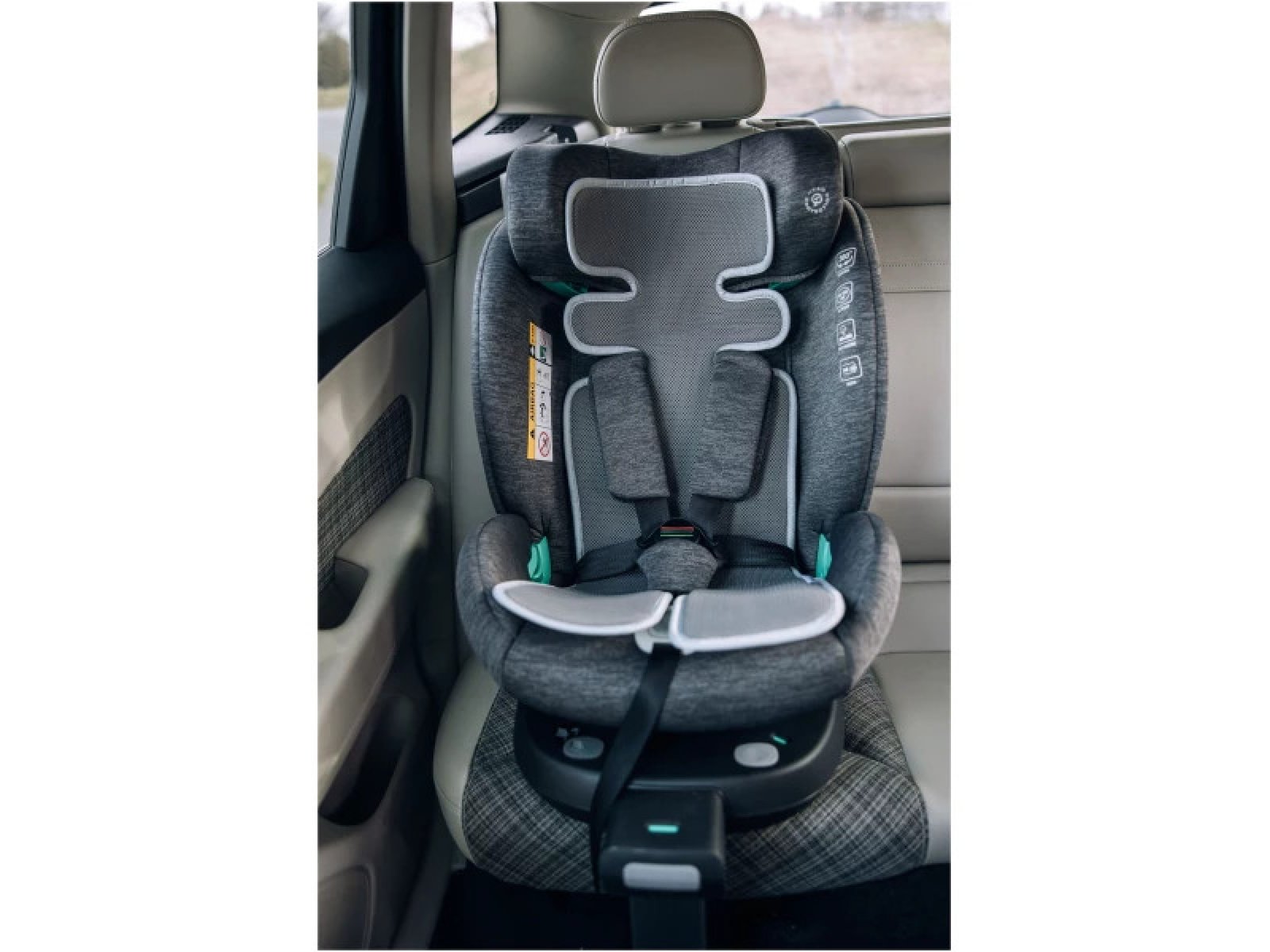 Підкладка для коляски та автокрісла FreeON, grey - white - Зображення 4