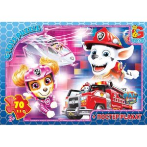 Дитячий пазл "Paw Patrol Щенячий патруль" PW0885 постер 70 елементів