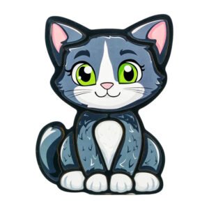 Дитячий пазл-вкладиш "Котик" Puz-22958, 13 елементів