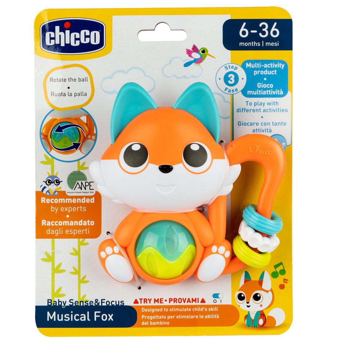 Брязкальце Chicco "Лисичка" - Зображення 4