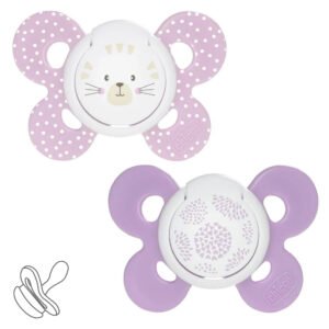 Пустушка Chicco Physio Comfort, силікон, 6-16 міс., 2 шт.