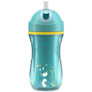 Поїльник непроливайка з трубочкою Chicco "Sport Cup", 266 мл, 14м+