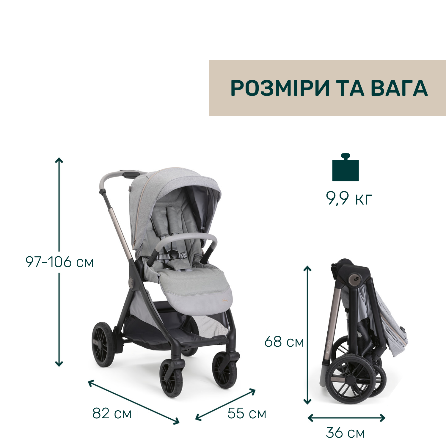 Коляска 2 в 1 Chicco Bellagio 2 - Зображення 15