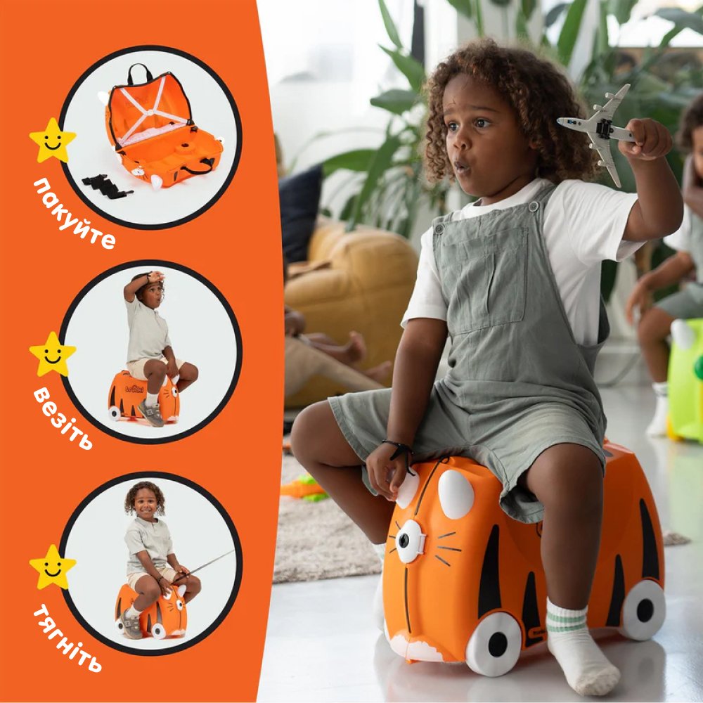 Дитяча валіза Trunki "Tipu Tiger" - Зображення 3