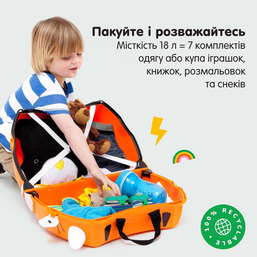 Дитяча валіза Trunki "Tipu Tiger" - Зображення 4