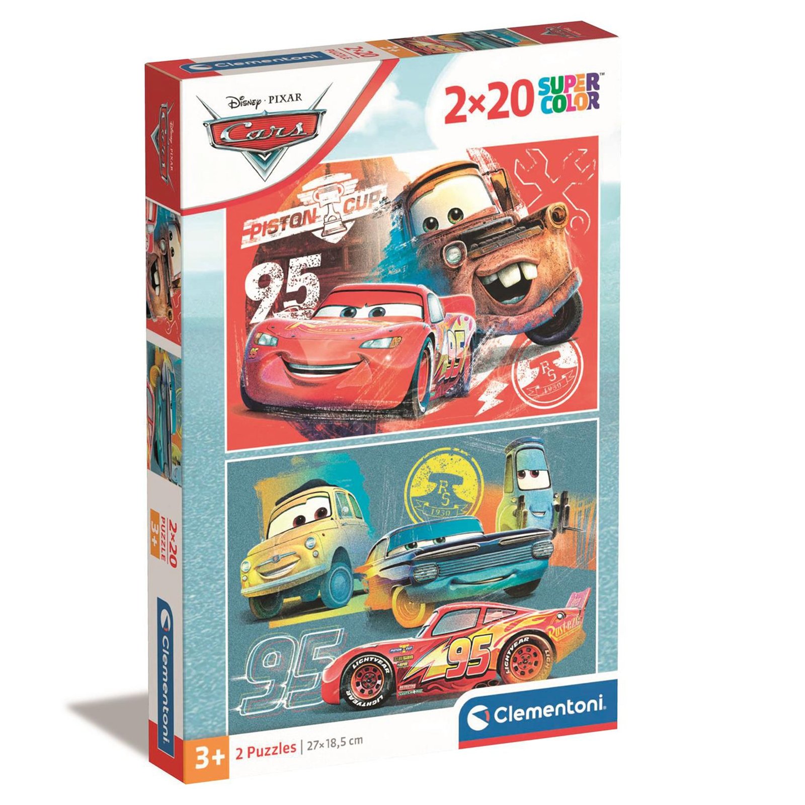 Пазл Clementoni "Cars", 2 шт. по 20 елементів