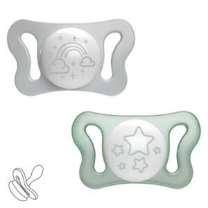 Пустушка Chicco PhysioForma Micro, силікон, 0-2 міс., 2 шт.