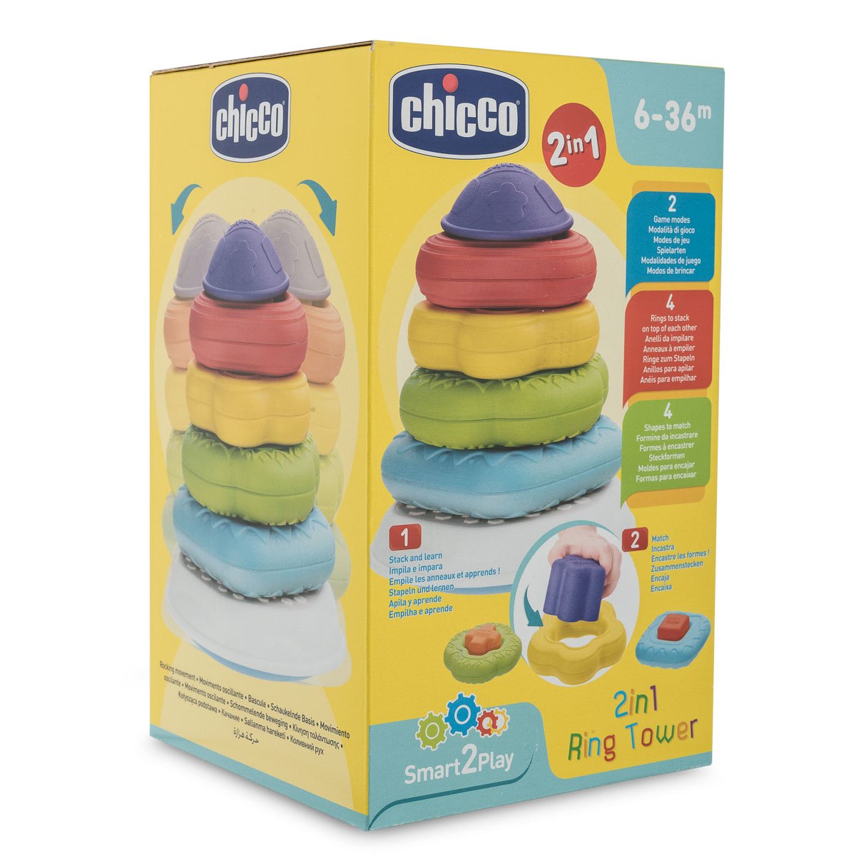 Пірамідка-сортер Chicco “Ring Tower” - Зображення 7