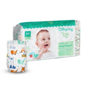 Підгузки Offspring Meow The Cat, розмір M, 6-10 кг, 42 шт.