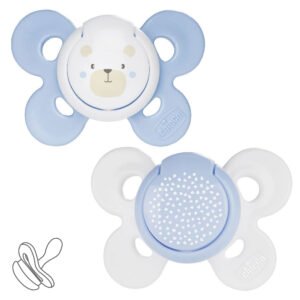 Пустушка Chicco Physio Comfort, силікон, 2-6 міс., 2 шт.