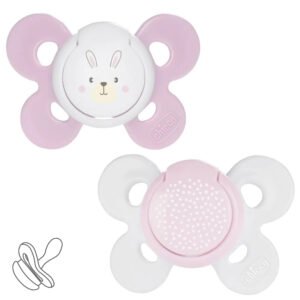 Пустушка Chicco Physio Comfort, силікон, 2-6 міс., 2 шт.